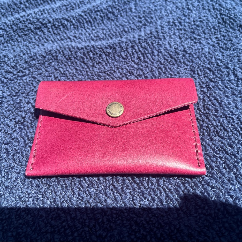 Portland Leather Mini Envelope Card Holder